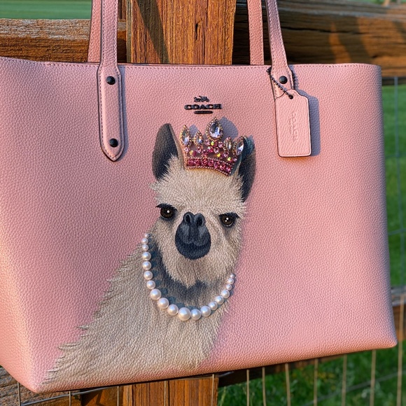 Coach Handbags - Genuine Coach Llama Queen Pink Tote